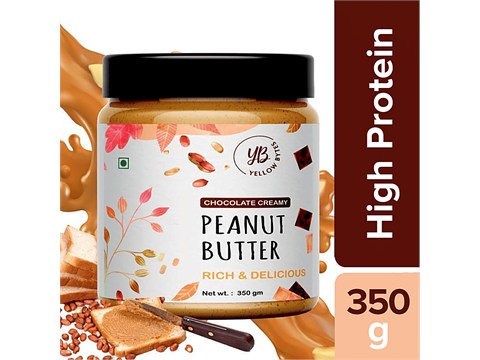Yellow Bytes Peanut Butter - Chocolate Creamy, 350 g