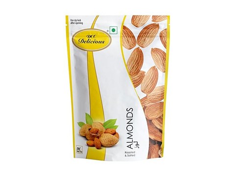 Dcc Delicious Almonds - Roasted & Salted, 200 g