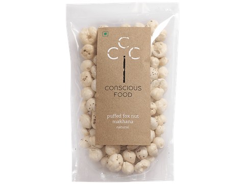 Conscious Food Puffed Fox Nut Makhana, 50 g