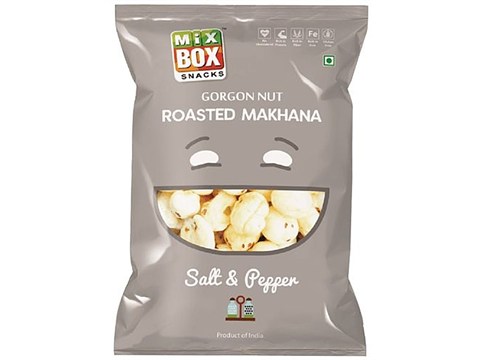 Mix Box Roasted Makhana - Salt & Pepper, 32 g