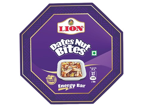 Lion Dates Nut Bites Energy Bar, 14 pcs
