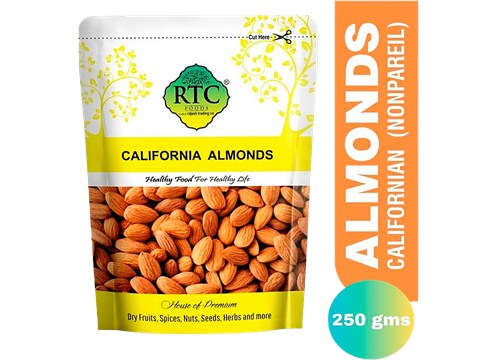 RTC Foods California Almonds, 250 g