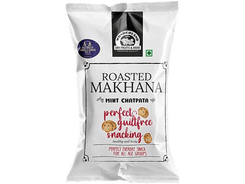 Wonderland Foods Mint chatpata Roasted Makhana, 18 g