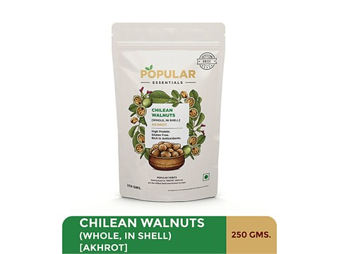 Popular Essentials Chilean Walnuts - Whole, In Shell, 250 g