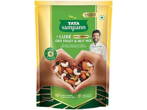 Tata Sampann Luxe Dry Fruit & Nut Mix, 200 g