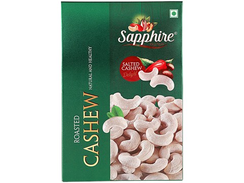 Sapphire Dry Nuts Roasted & Salted Cashews, 250 g