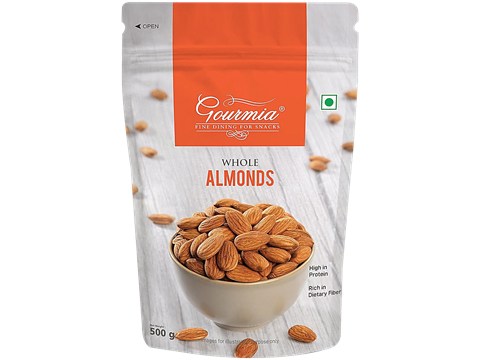 Gourmia Whole Almonds, 500 g