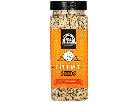 Wonderland Foods Sunflower Seeds - High Protein & Vitamin E, Gluten-Free, Vegan, 200 g