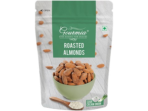 Gourmia Roasted Almonds - Sour Cream Onion, 150 g