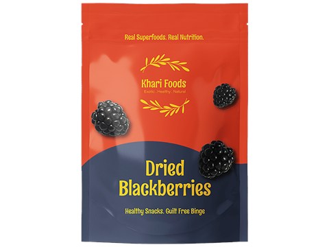 Khari Foods Dried Blackberries, 100 g