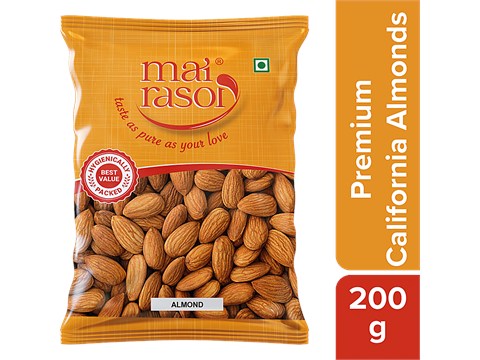 Mai Rasoi Premium California Almond/Badam, 200 g