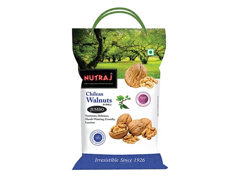 Nutraj Walnuts - In Shell, Chilean, Big Sized, 1 kg