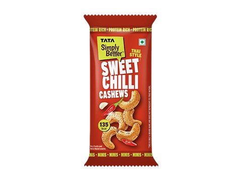 Tata Simply Better Thai Style Sweet Chilli Cashews, 23 g