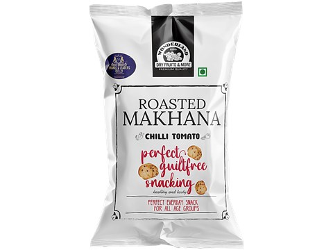Wonderland Foods Chilli Tomato Roasted Makhana, 18 g