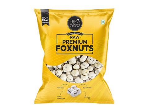 Heka Bites Raw Premium Makhana/Foxnuts, 200 g
