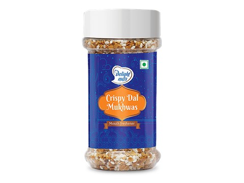 Delight Nuts Crispy Dal Mukhwas Mouth Freshener - Helps Boost Immunity & Digestion, 120 g