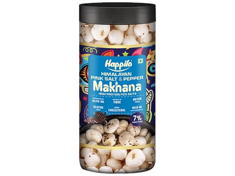 Happilo Himalayan Pink Salt & Pepper Makhana, 80 g