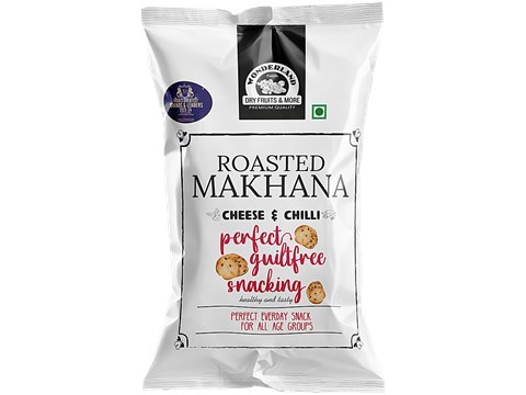 Wonderland Foods Cheese & Chilli Roasted Makhana, 18 g
