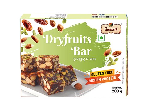 GEETARTH Dryfruits Bar, 200 g