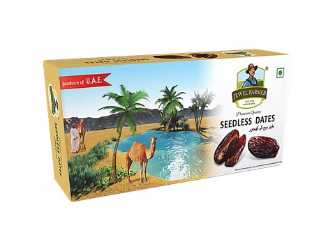 Jewel Farmer Premium Quality Seedless Dates - Rich In Nutritional Benefits, 400 g