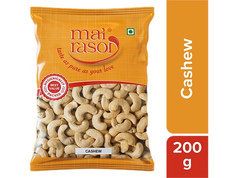 Mai Rasoi Cashews/Godambi/Kaju Whole, 200 g
