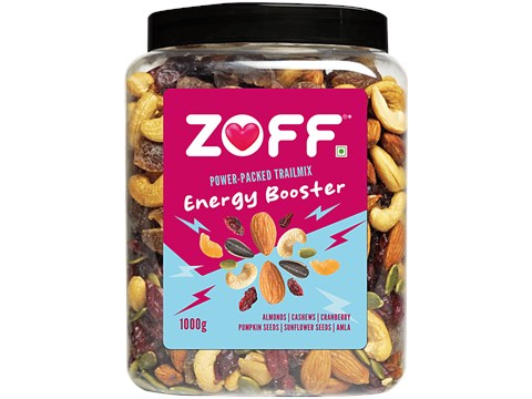 Zoff Power Pack Dryfruit Trailmix - Energy Booster, 1000 g