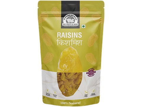 Wonderland Foods Raisins/Kishmish - Rich In Fibre, Improves Digestion, Boosts Energy, 200 g