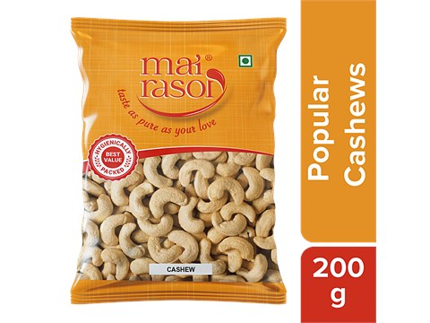 Mai Rasoi Popular Cashews, 200 g
