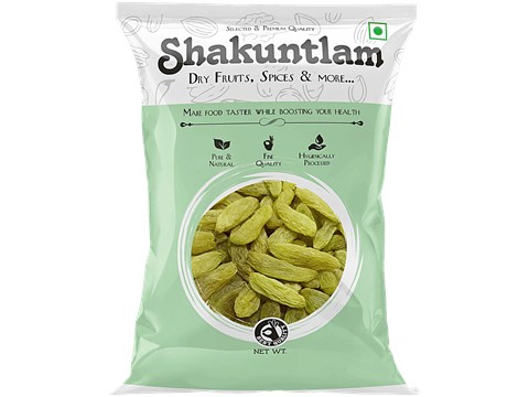 SHAKUNTLAM Green Raisin Long, 500 g
