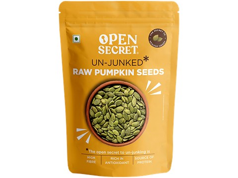 Open Secret Raw Pumpkin Seeds - Un Junked, 200 g