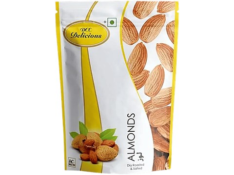 Dcc Delicious Almonds - Dry Roasted & Salted, 80 g