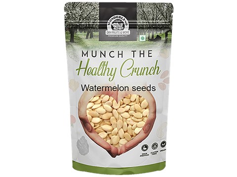 Wonderland Foods Watermelon Seeds - High Protein, Gluten Free, Vegan, 250 g