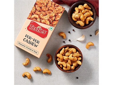 Tasties Peri-Peri Cashew - Flavourful & Crunchy, 75 g