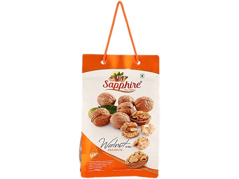 Sapphire Dry Nuts Walnut Inshell Premium, 500 g