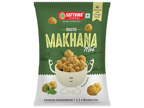 Sattviko Mint Roasted Makhana, 52 g