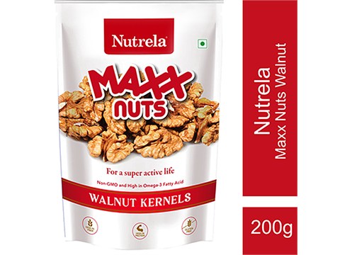 Nutrela Maxx Nuts Walnut Kernels, 200 g