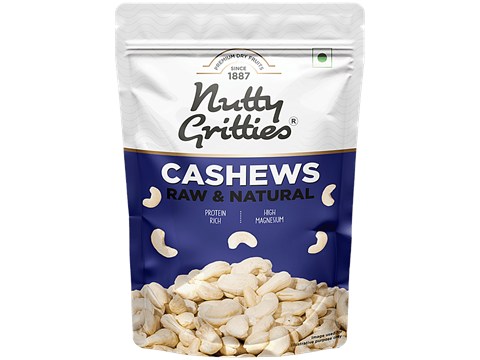 Nutty Gritties Raw & Natural Cashews, 200 g