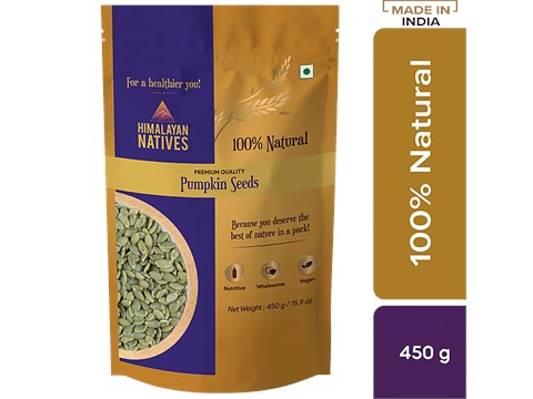 Himalayan Natives Pumpkin Seeds/Kumbalakayi Bija, 450 g