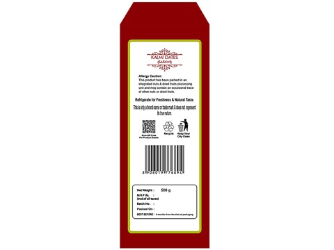 Nutraj WDT - Kalmi Dates Safawi, 500 g