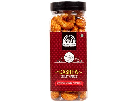 Wonderland Foods Cashew - Chilli Garlic Flavour, 150 g