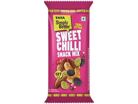 Tata Simply Better Thai Style Sweet Chilli Snack Mix, 25 g