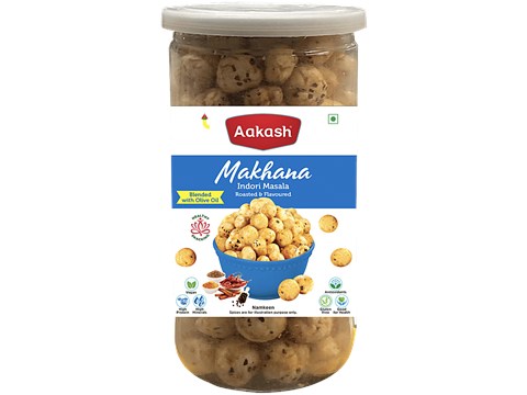 Aakash Roasted Indori Masala Makhana, 80 g