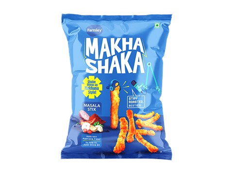 Farmley Makha Shaka Masala Stix, 33 g