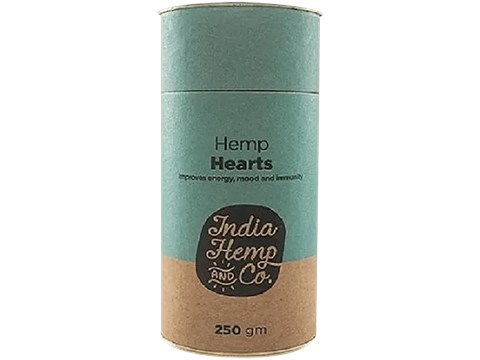 India Hemp and Co Hemp Hearts -  Nutritional Seeds, Improves Mood & Immunity, 250 g