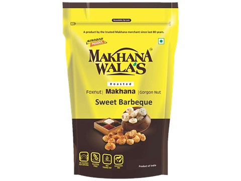 Makhanawala's Roasted Makhana - Sweety Barbeque, 70 g