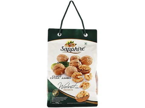 Sapphire Dry Nuts Walnut Inshell Chile Extra Jumbo, 500 g