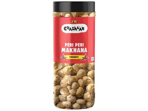 JK Chaskaah Makhana - Peri Peri, Dry Roasted, Zero Cholesterol, 70 g