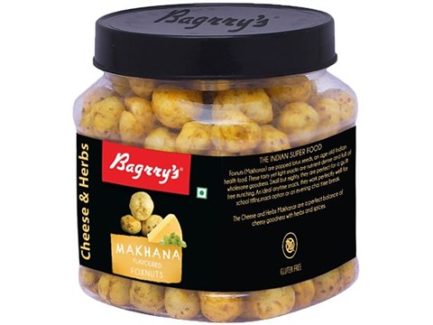 Bagrry's Cheese & Herbs Makhana/Foxnuts - Gluten Free Healthy, 100 g