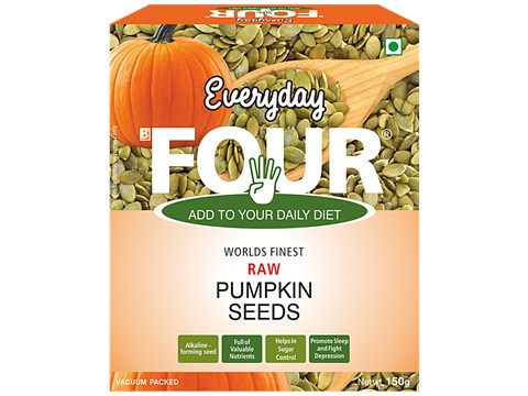 Everyday Four Raw Pumpkin Seeds, 150 g