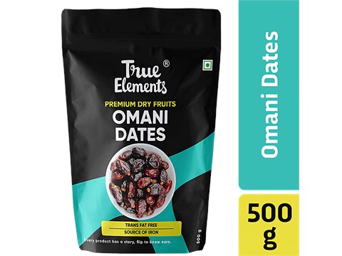 True Elements Omani Dates/Khajoor, 500 g